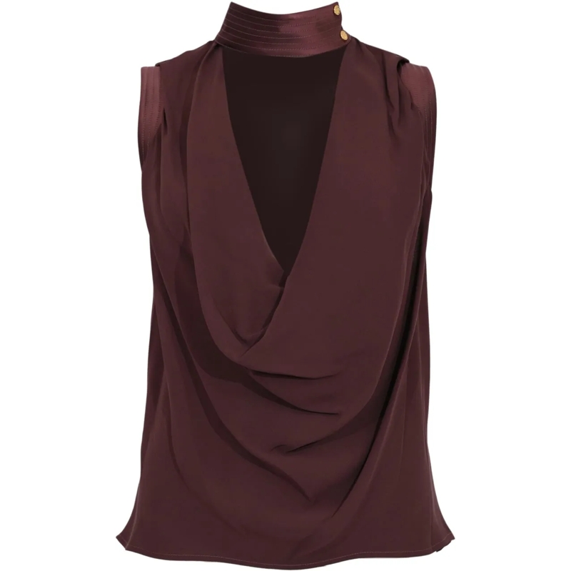 Elisabetta Franchi Top Shirts Brown braun