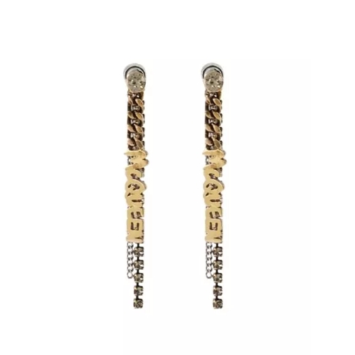 Alexander McQueen Graffiti Earring - Antic Gold/Silver - Metal Gold 