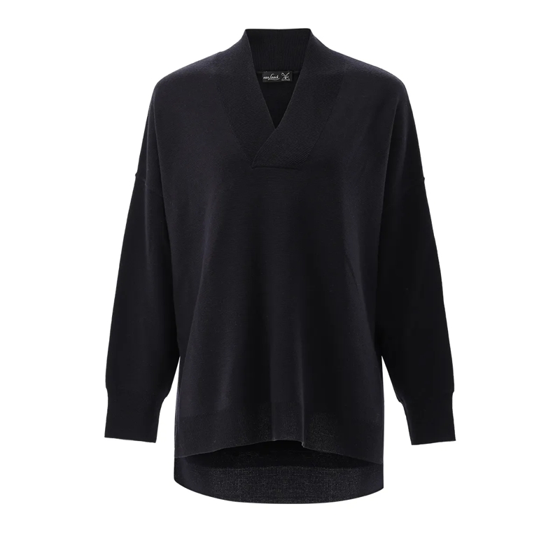 VAN LAACK Strickjacke Jacke Uni dunkel-blau