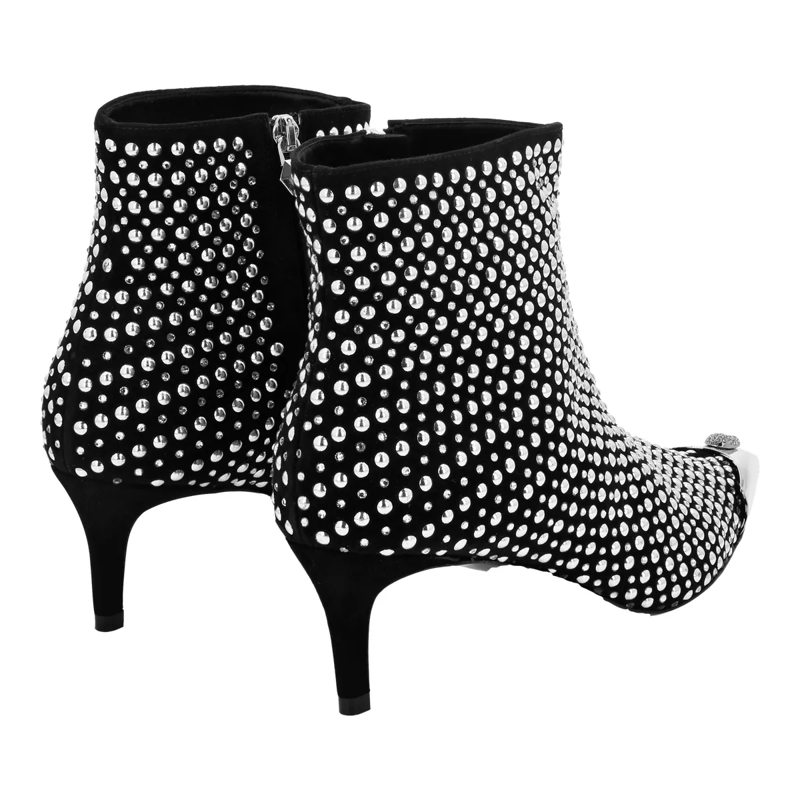 Philipp Plein Stiefel Stiefel Lo-Heels Low Skull Mit Nieten Verziert schwarz(Image 4)