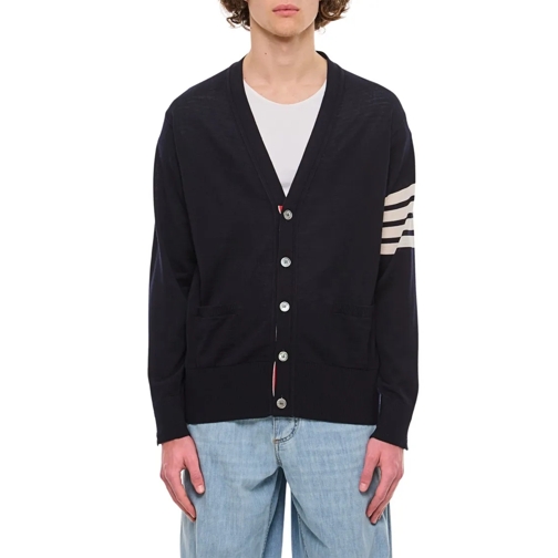 Thom Browne Strickjacke Classic V-Neck Cardigan Black