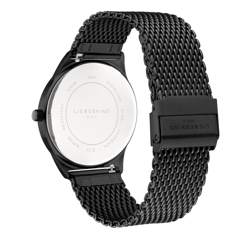 Liebeskind Berlin Quarzuhr Edelstahl All In Silver schwarz(Image 4)