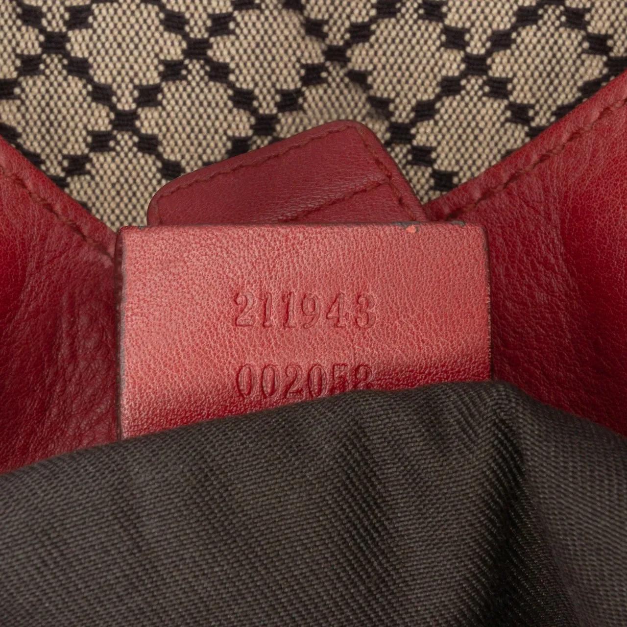 Thumbnail - Gucci Shopper - Large Diamante Canvas Sukey Tote - Gr. unisize - in Braun - für Damen