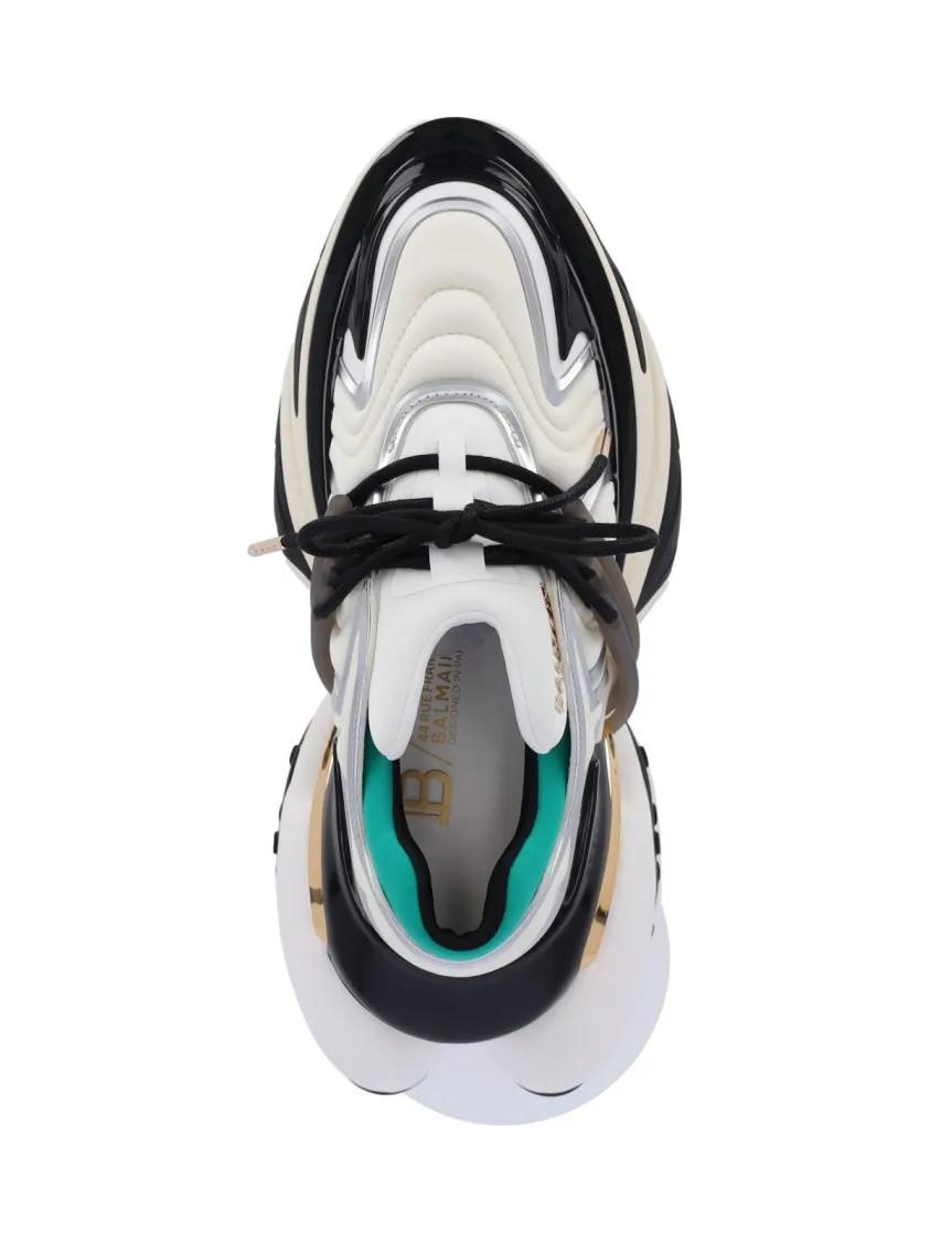 Thumbnail - Balmain Low-Top Sneaker - Chunky Platform Sneakers With Textured Rubber Sole - Gr. 40 (EU) - in Bunt - für Damen