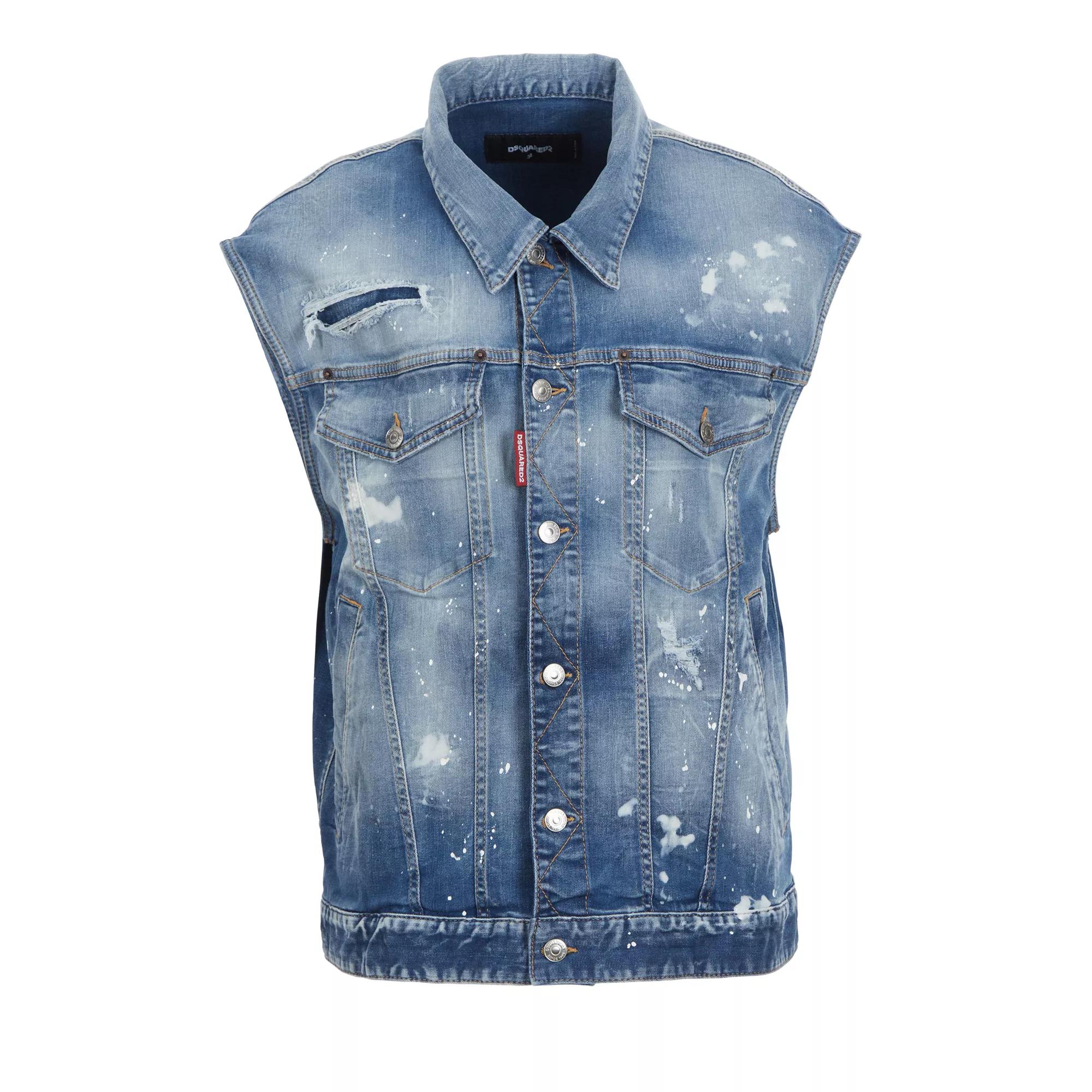 Dsquared2 - GILET - Größe I42 - blau