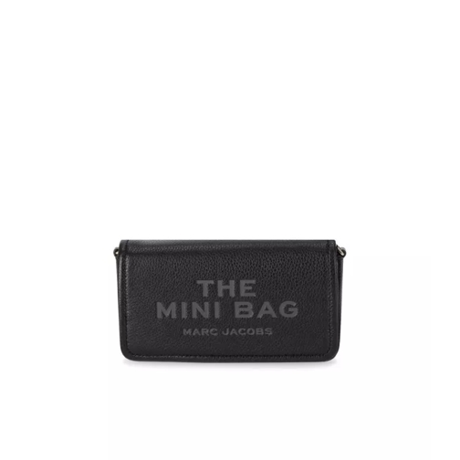 Marc Jacobs The Leather Mini Black Bag Black Liten väska