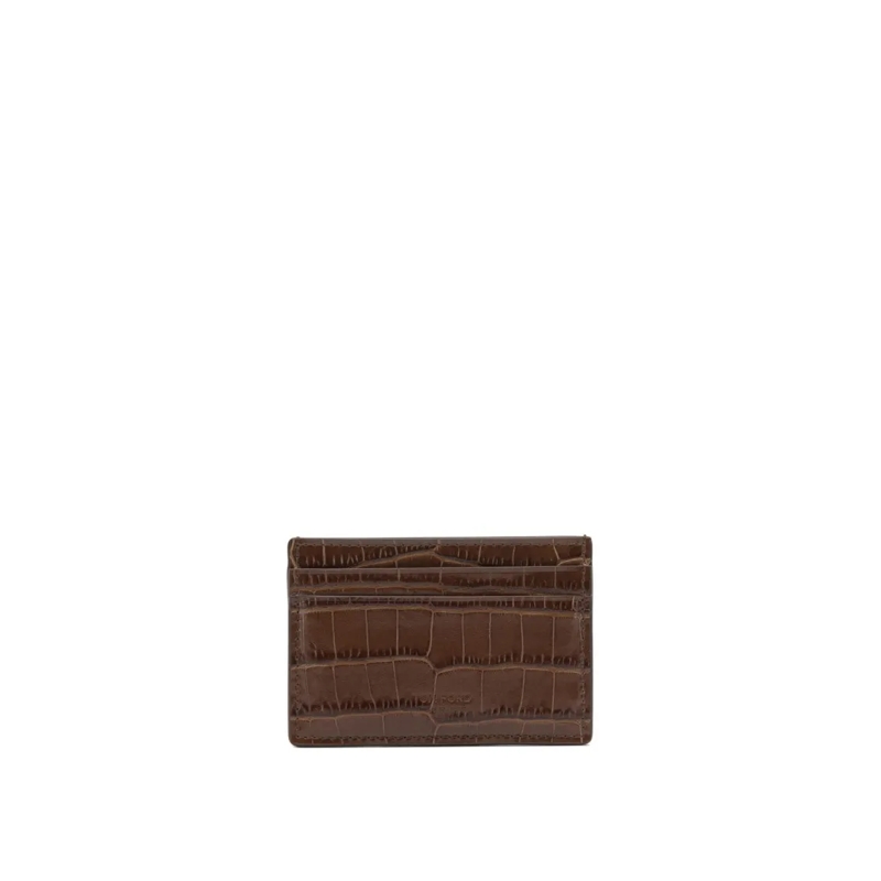 Tom Ford Geldbörse "Exotic Line" Card Holder Brown