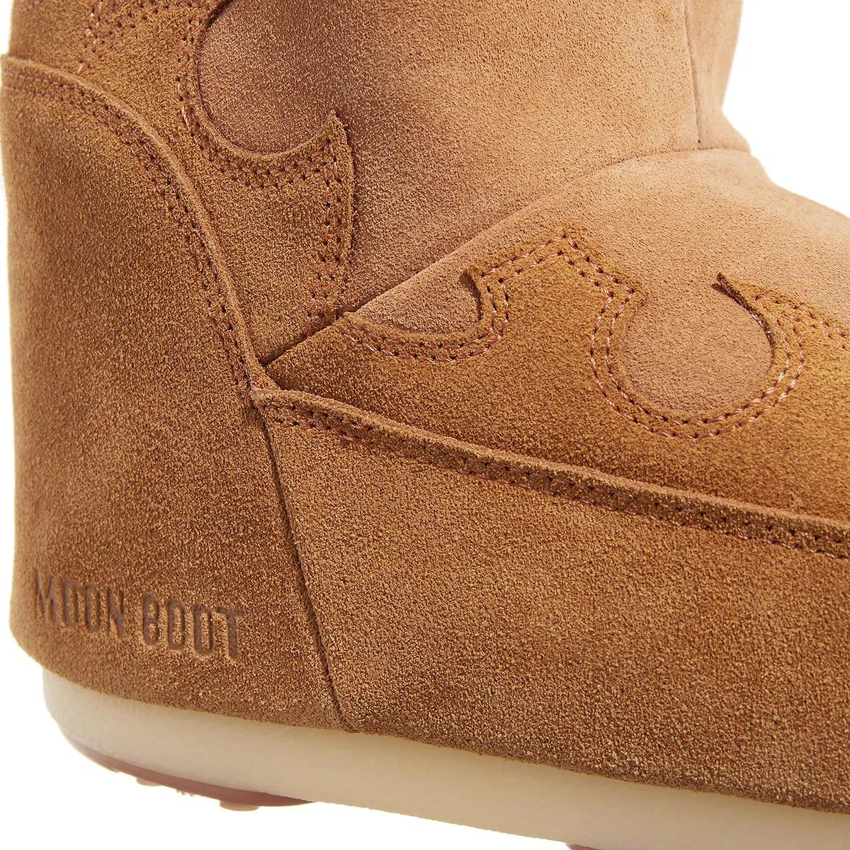 Thumbnail - Moonboot Winterboots - Mb Icon Suede Embroidery - Gr. 35 (EU) - in Braun - für Damen