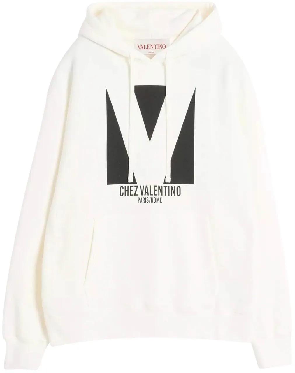 Thumbnail - Valentino Garavani - Cotton Hooded Sweatshirt - Größe L - bunt