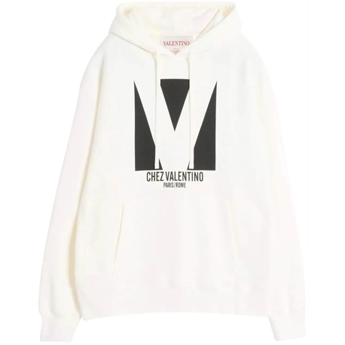 Valentino  Cotton Hooded Sweatshirt mehrfarbig