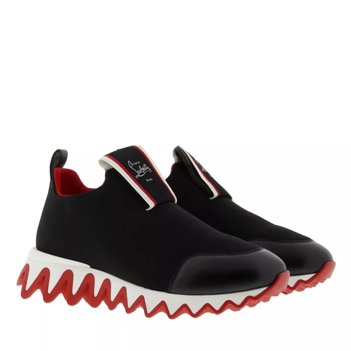 Christian Louboutin Tiketa Sneakers Leather/Neoprene Black Slip-On Sneaker