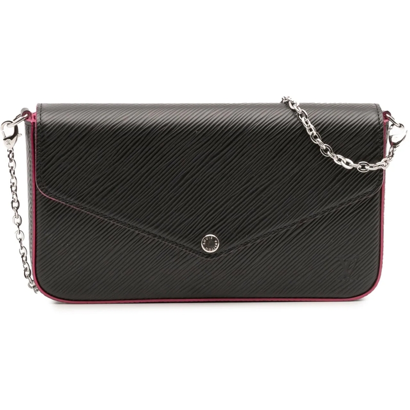 Louis Vuitton Schultertasche Epi Pochette Felicie schwarz