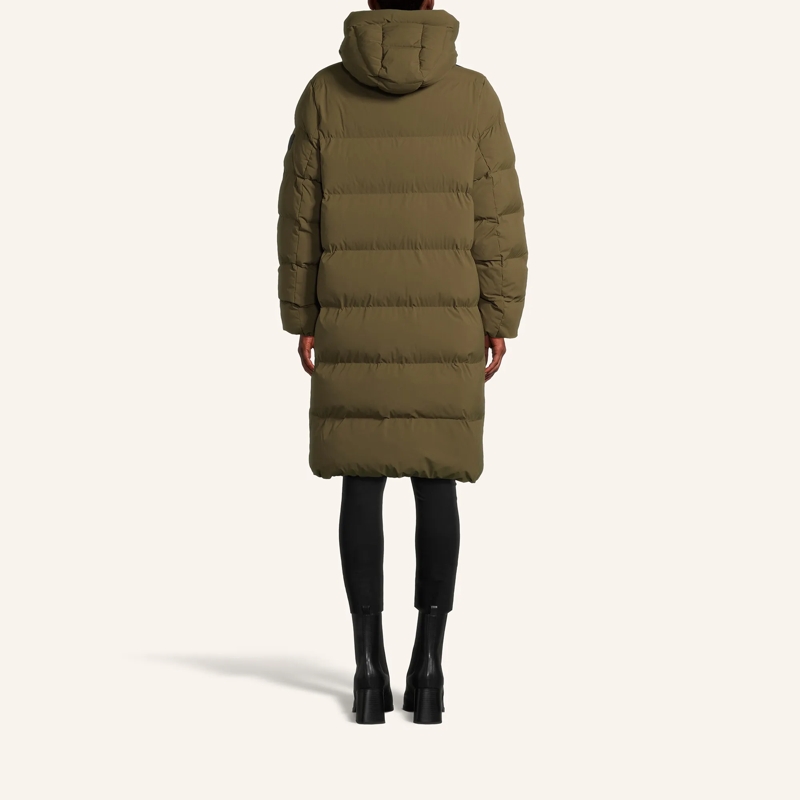 No1 Como Wintermantel Steppmantel LUZIE khaki(Image 3)