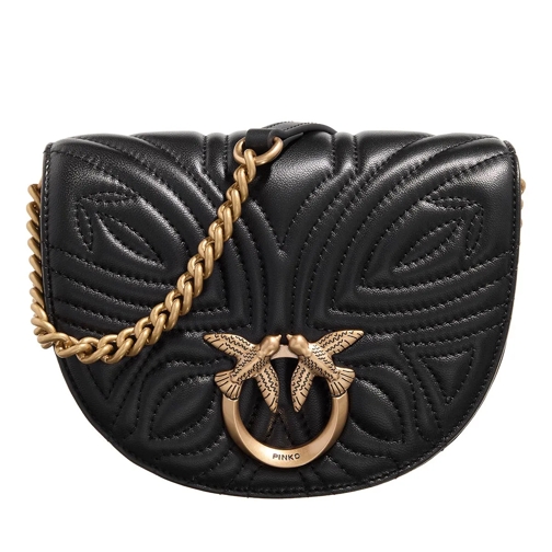 PINKO Love Round Click Mini Black Crossbodytas