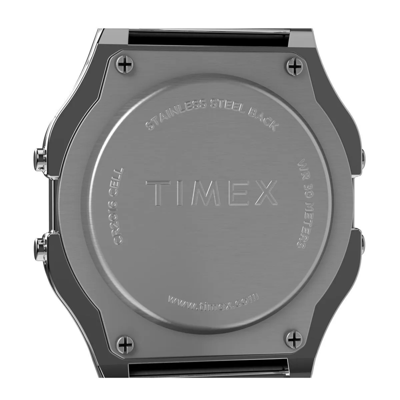 Timex Automatikuhr Digitaluhr Timex T80 silber(Image 4)