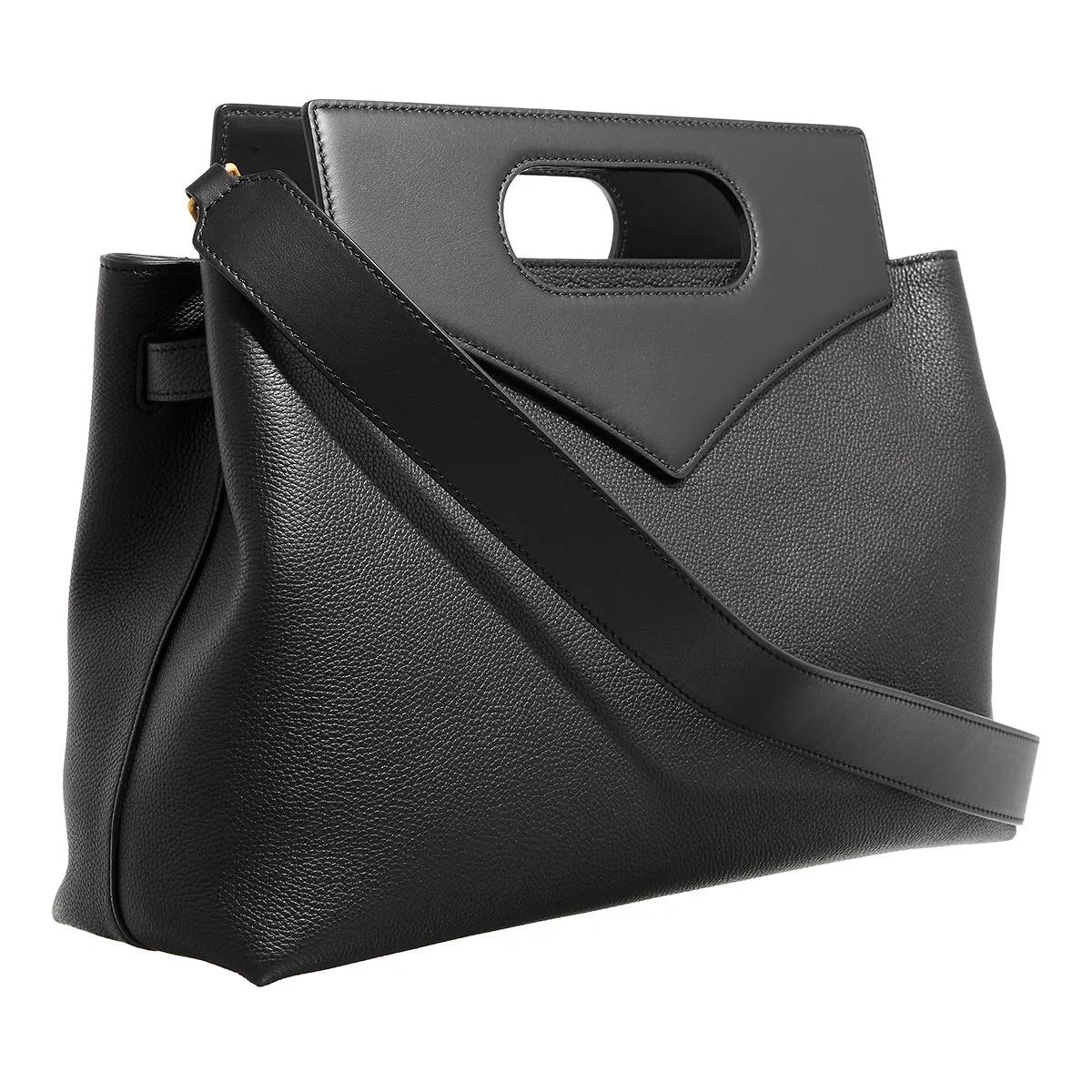 MCM Shoppers & Totes Diamant Soft Leather Tote Large in zwart