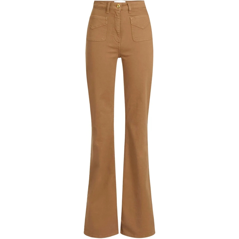 Elisabetta Franchi Jeans mit geradem Bein Elisabetta Franchi Women's Jeans Trousers Jeans Br braun