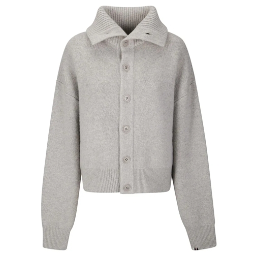 Extreme Cashmere Cardigan High-Neck Cardigan Grey