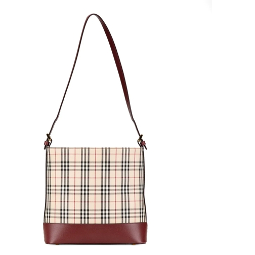 Burberry Sac à bandoulière 2000-2017 House Check Canvas Shoulder Bag braun