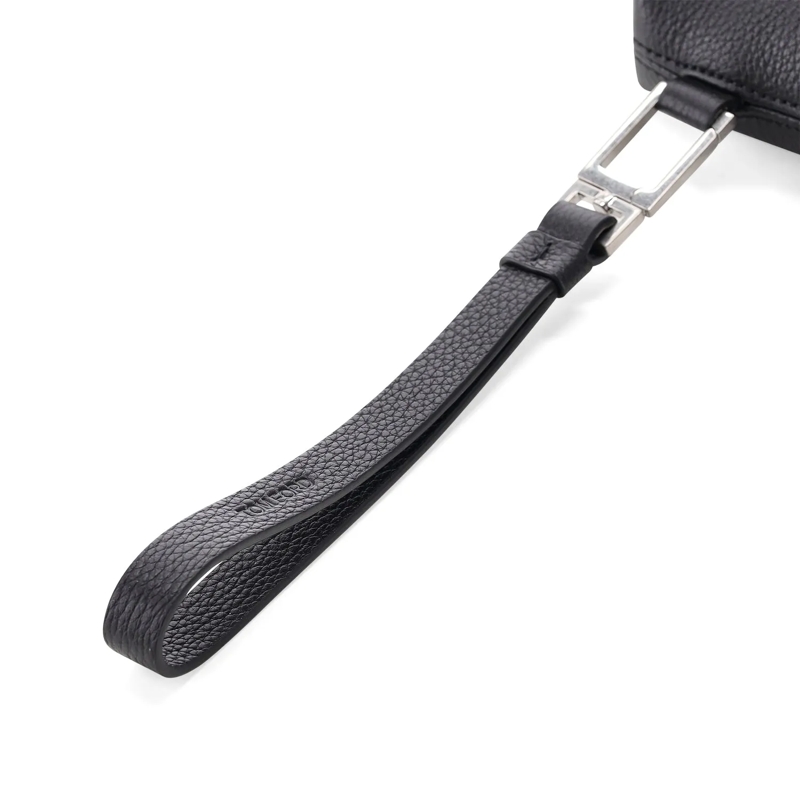 Tom Ford Pochette Pochette aus Leder schwarz(Image 6)