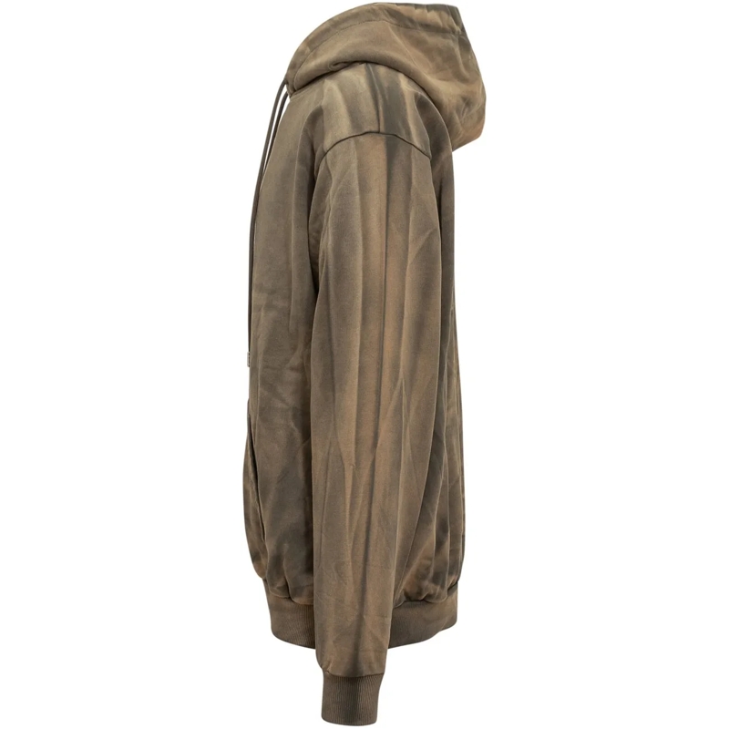 Gcds  Felpa con Cappuccio Tie-Dye GCDS taupe(Image 3)