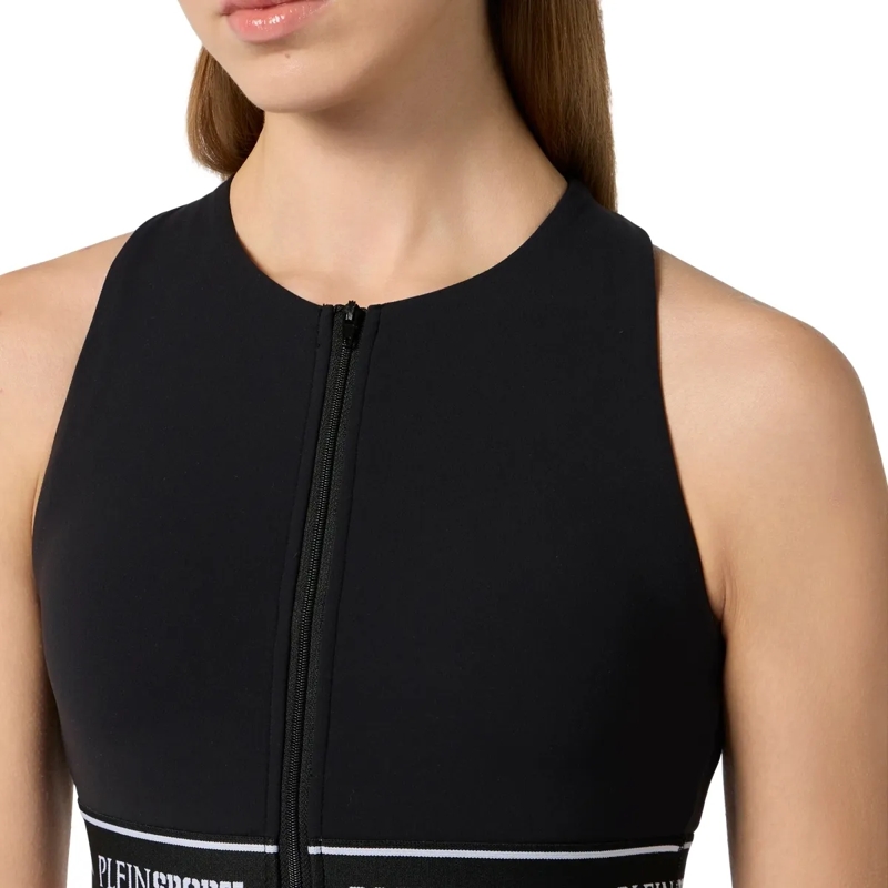 Plein Sport Top Fleece Bra Top schwarz(Image 2)