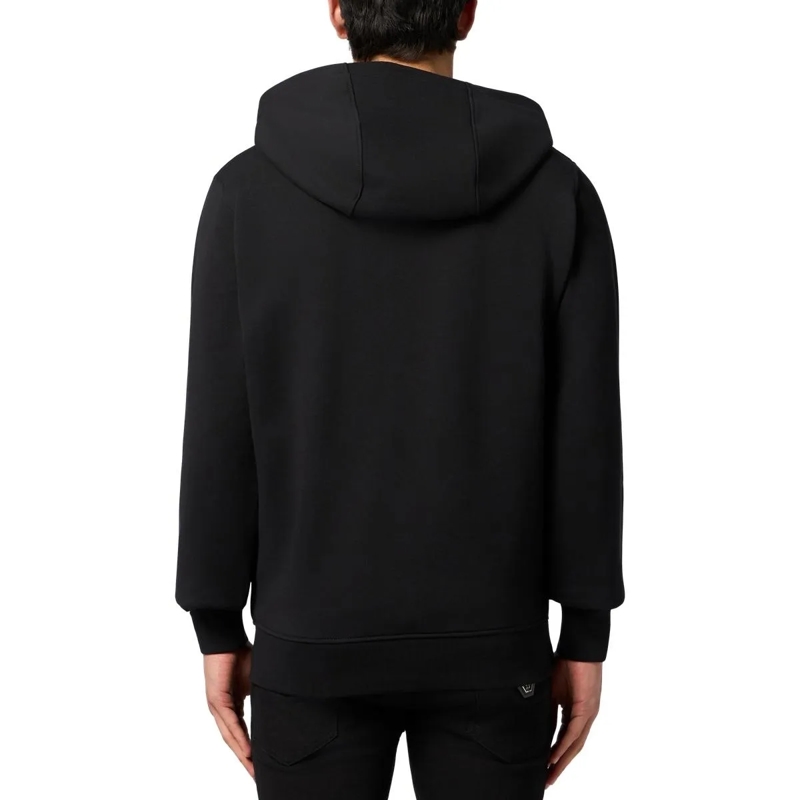 Philipp Plein Sweatshirt Zip Hoodie Basic schwarz(Image 4)