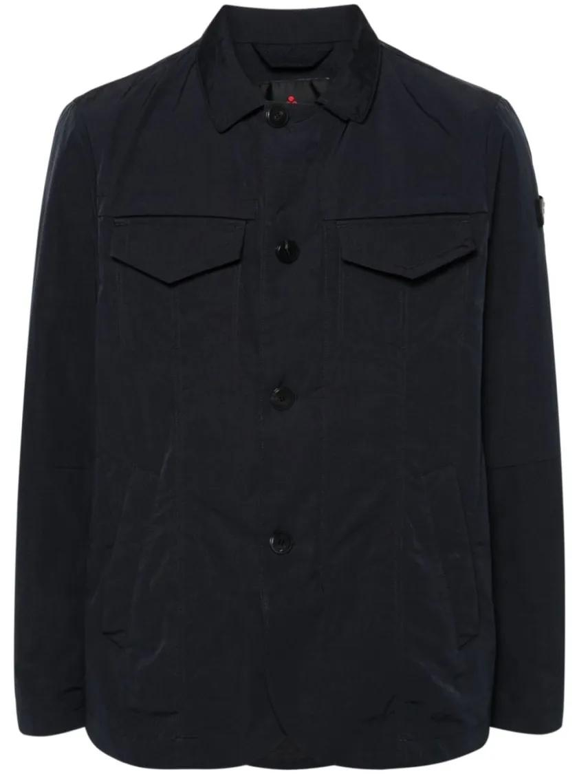 Peuterey - Navy Blue Long Sleeves Jacket - Größe L - blau