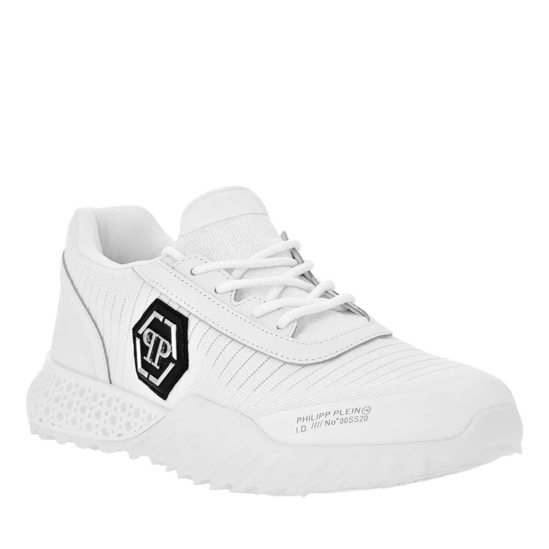 Philipp Plein Low-Top-Sneaker Runner Sneaker Hexagon weiss