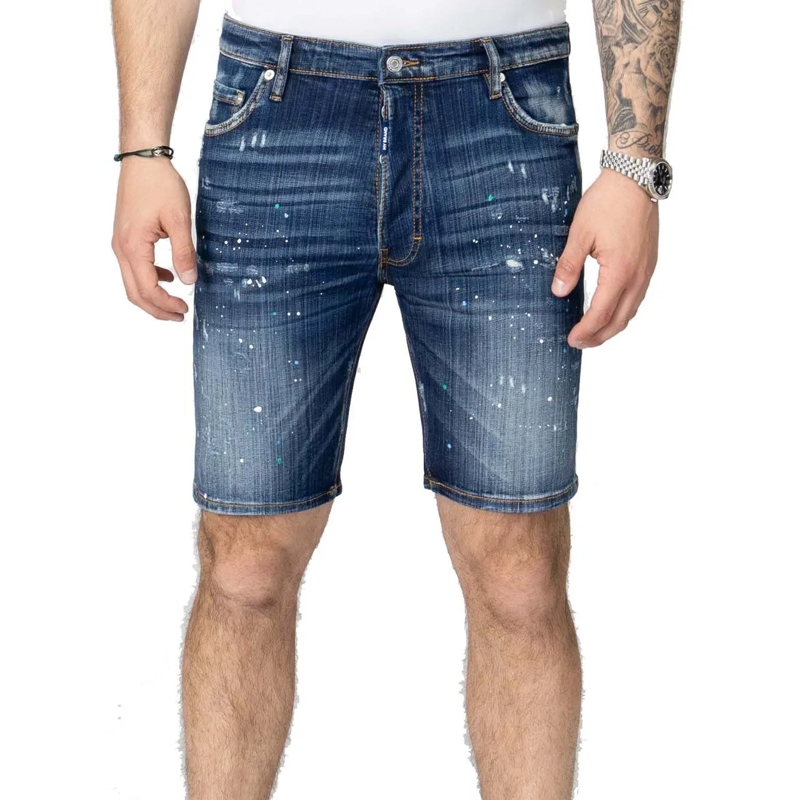 My Brand Skinny-Leg-Jeans MB BELIEVE NOTHING SHORT JEANS | DENIM blau