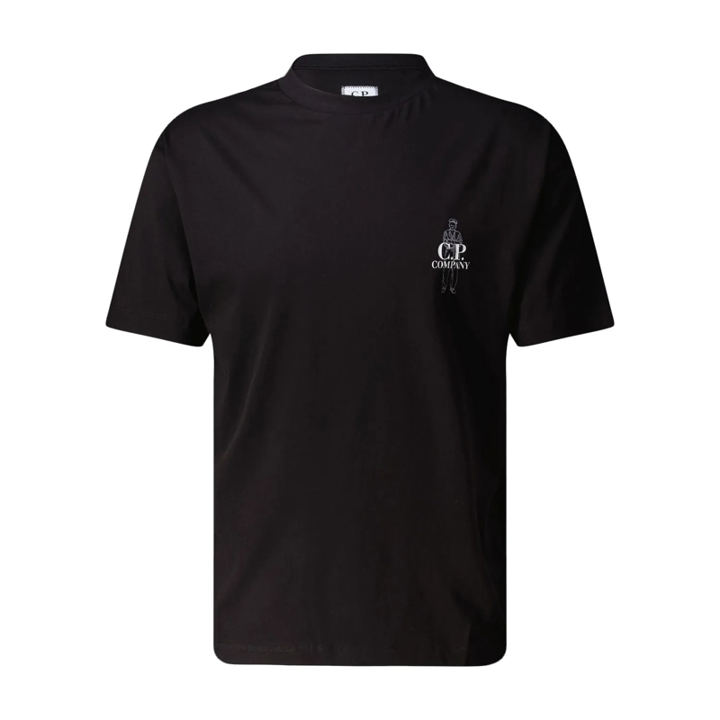CP Company T-shirt T-Shirt mit Logo schwarz