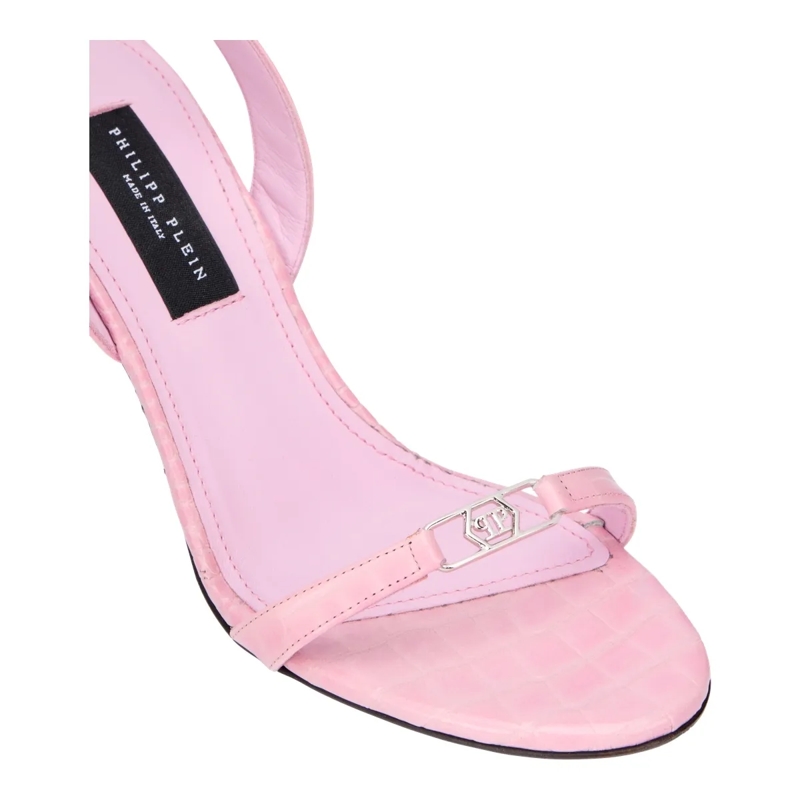 Philipp Plein Riemchensandalen High Heels Sandals Hexagon 9 rose(Image 5)