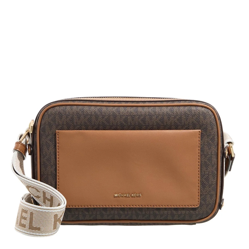 MICHAEL Michael Kors Camera Bag Lg Ew Pckt Xbody Brn/Acorn