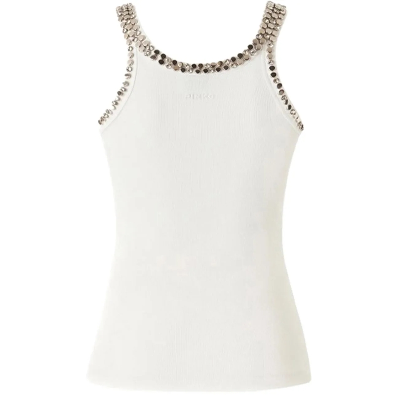 Pinko T-shirt Tops White weiß(Image 2)