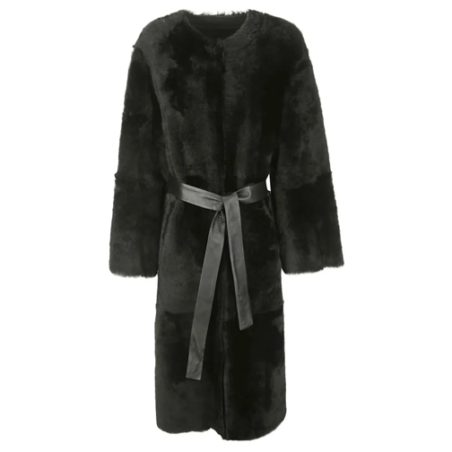 Desa 1972  Fur Coat Black