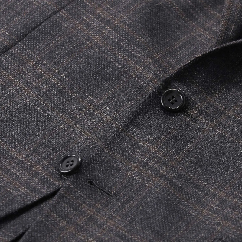 Canali Anzugjacke Sakko aus Wolle braun(Image 4)