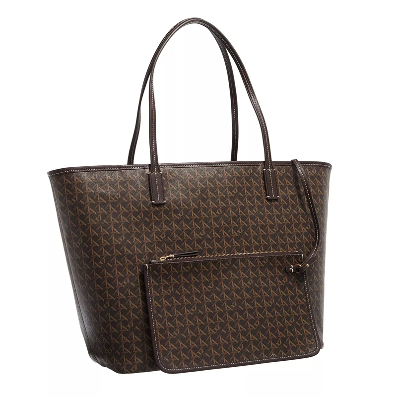 Tory Burch Shopper Ever-Ready Tote Walnut(Image 3)