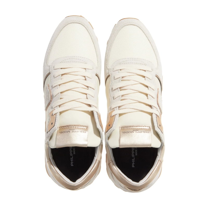 Philippe Model Low-Top-Sneaker Tropez Haute Low Woman Mondial Beige(Image 6)
