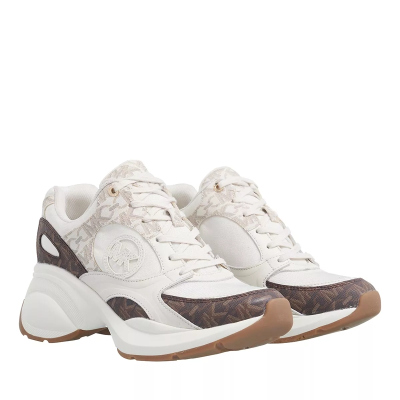 MICHAEL Michael Kors Low-Top Sneakers Zuma Trainer Brown Multi