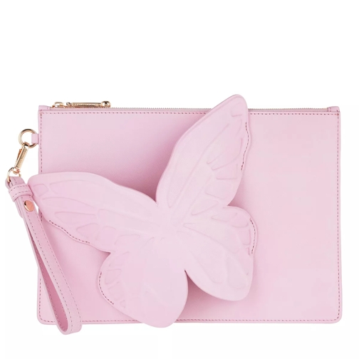 Sophia Webster Flossy Butterfly Pouchette Baby Pink Handväska med väskrem