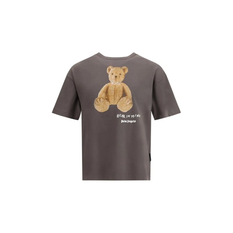 Palm Angels T-Shirt Bear In Mind T-Shirt – Grey Grey