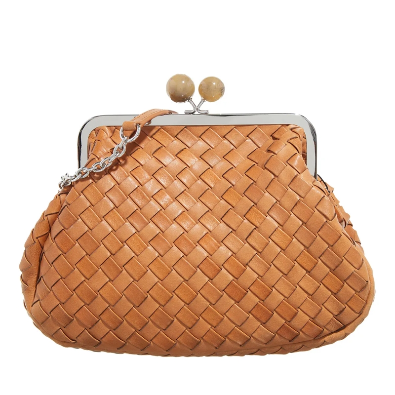 WEEKEND Max Mara Clutch Pancia1 Cuoio