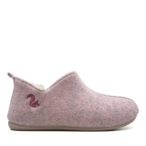 thies Hausschuh thies 1856 ® Slipper Boots rose with Eco Wool (W) mehrfarbig