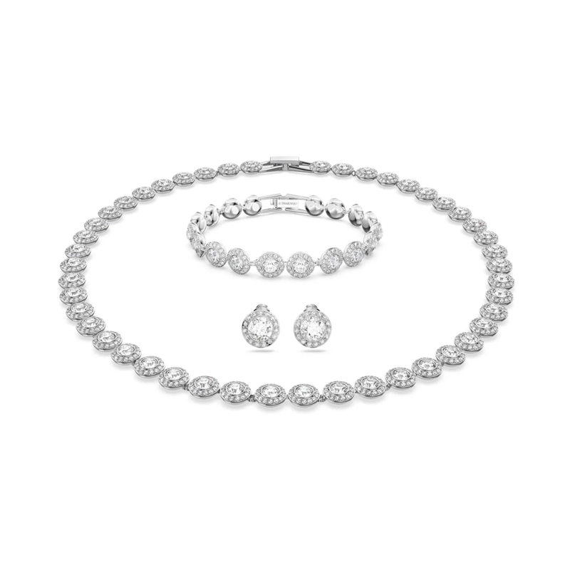 Swarovski Collier moyen Angelic Geschenkset Silber