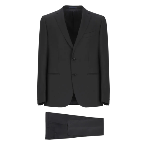 Emanuela Caruso Anzugkombinationen Black Wool Suit Black