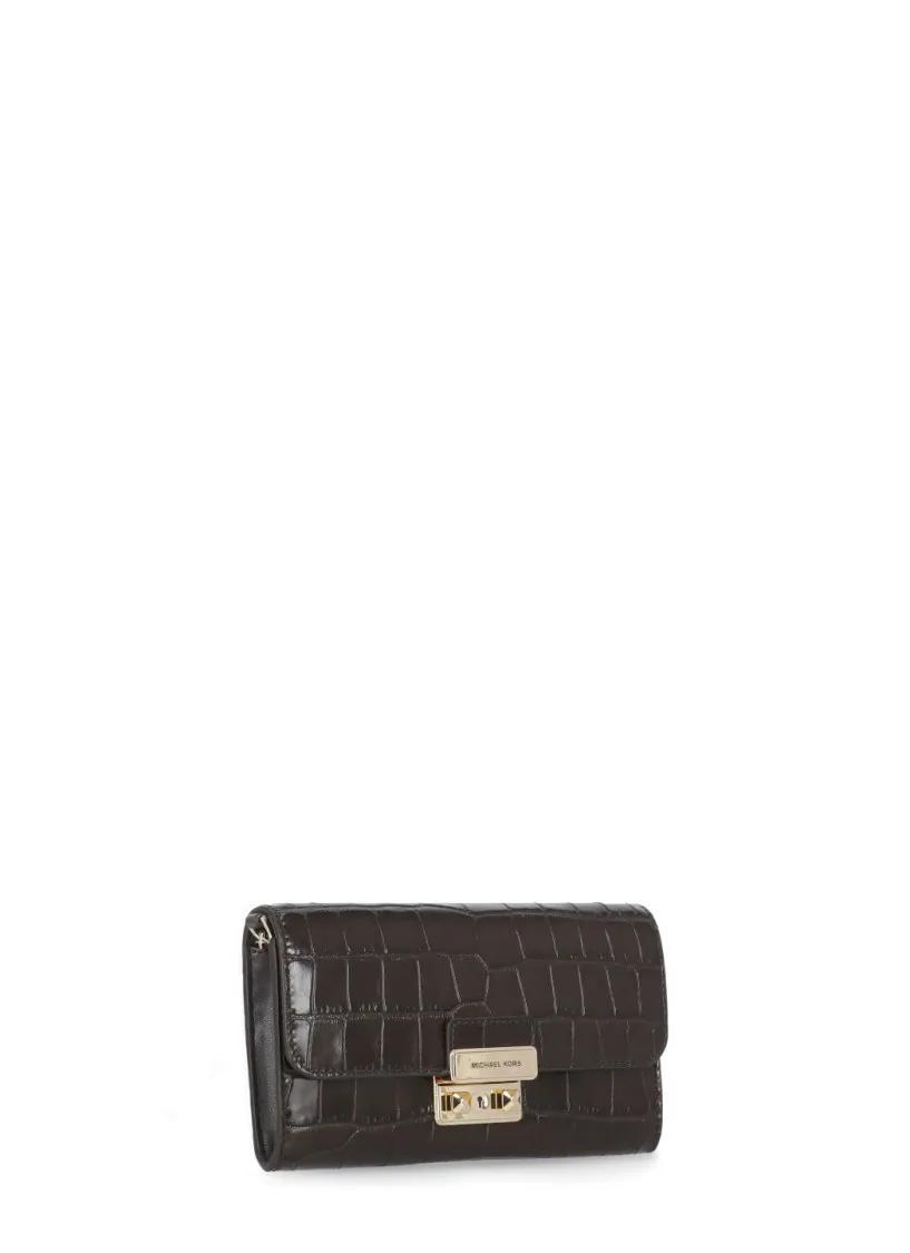Michael Kors Bruine leren schoudertas voor vrouw Brown Dames