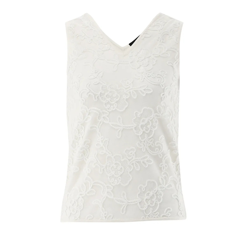 VAN LAACK T-Shirt Pullunder Uni beige