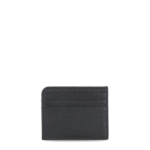 Maison Margiela Geldbörse Black Four Stitches Card Holder Black