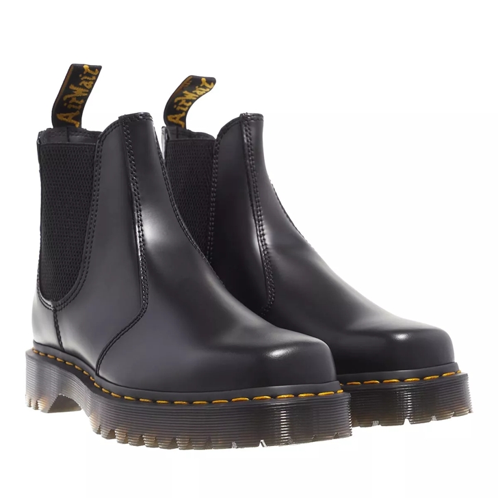 Dr. Martens 2976 Bex Squared Black Polished Smooth Chelsea laars