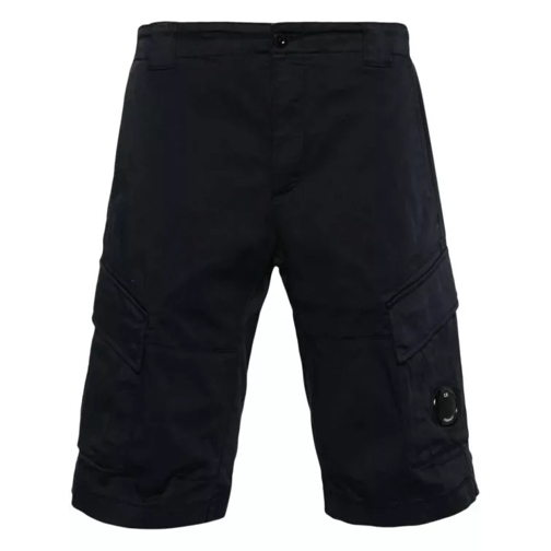 CP Company Lens-Detailed Navy Blue Shorts Blue 